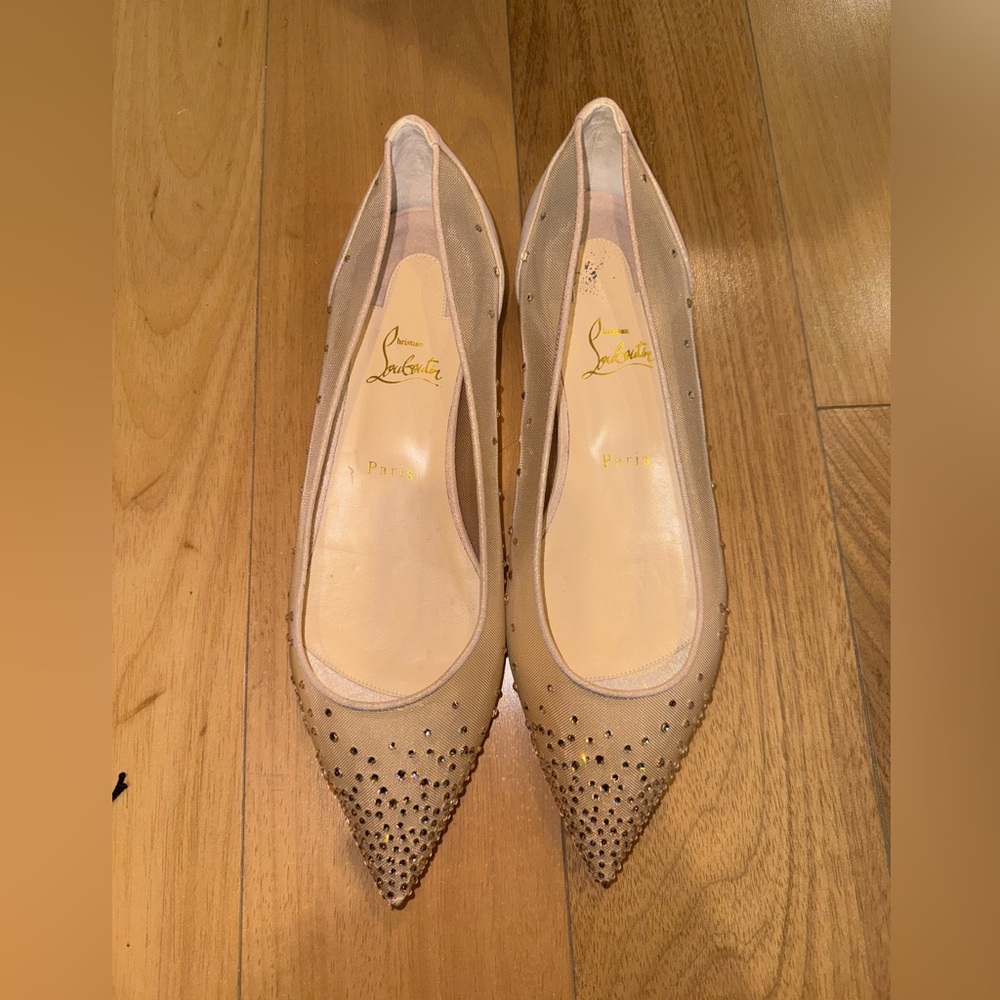 Christian louboutin Follies Strass flats